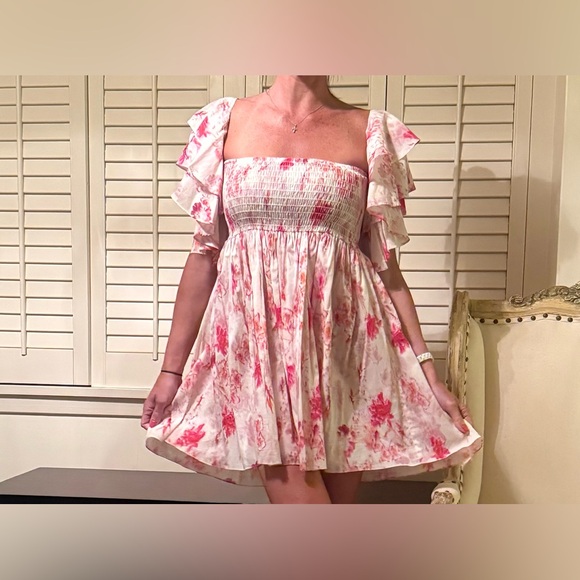 MISA Los Angeles on or off shoulder babydoll dress - Picture 3 of 13